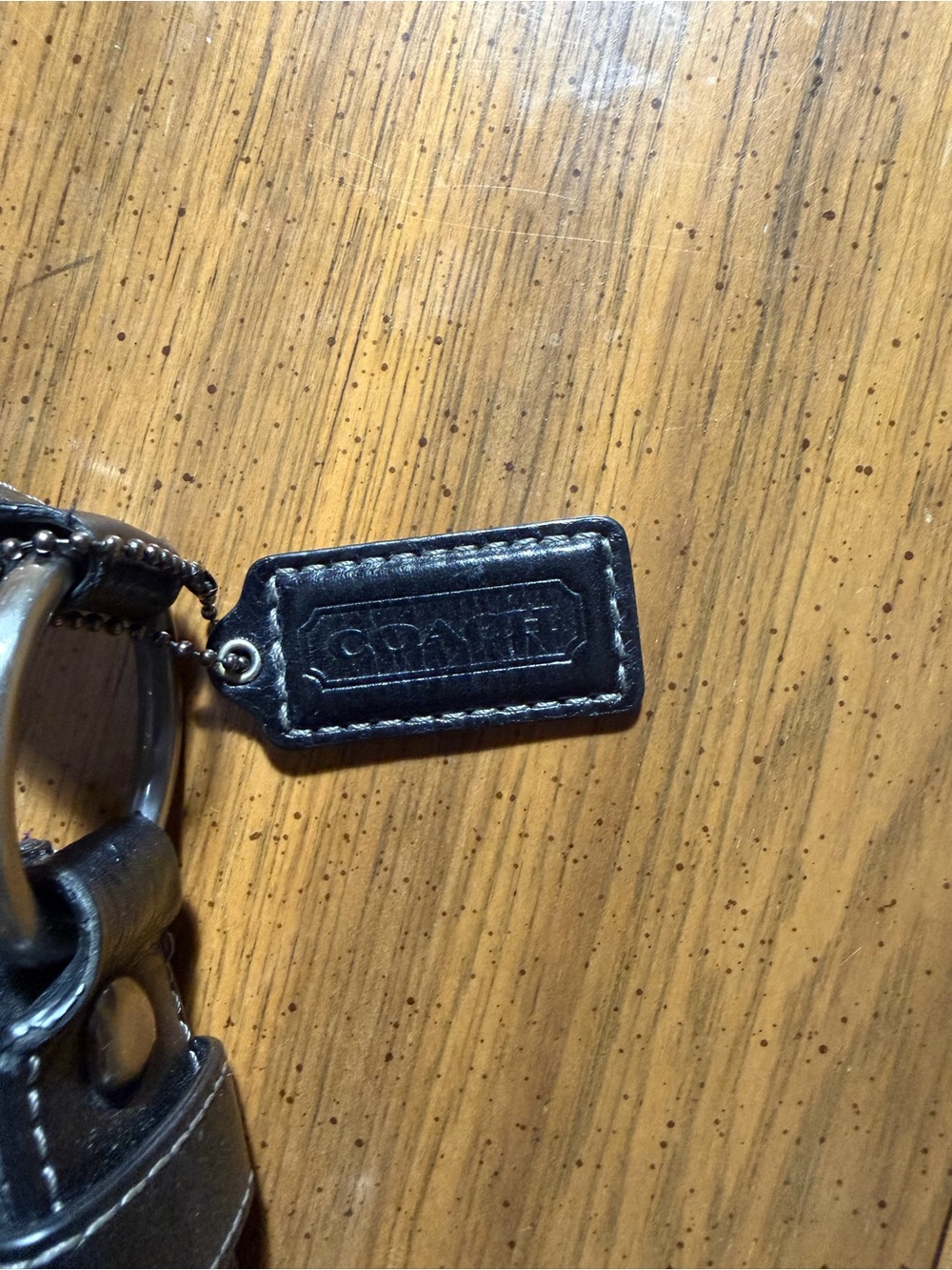 Coach Zoe Patchwork Leather & Fabric Hobo Bag in Black and Gray - Picture 5 of 13